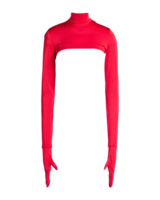 Dolce & Gabbana Red Shrug Polyamide, Elastane