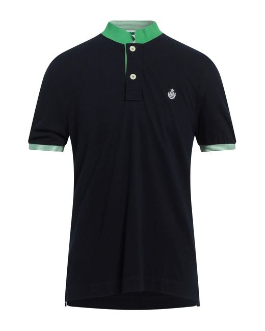 Della Ciana Black Polo Shirt for men