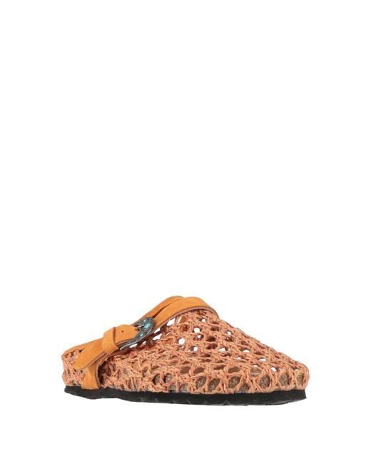 Taji Brown Mules & Clogs