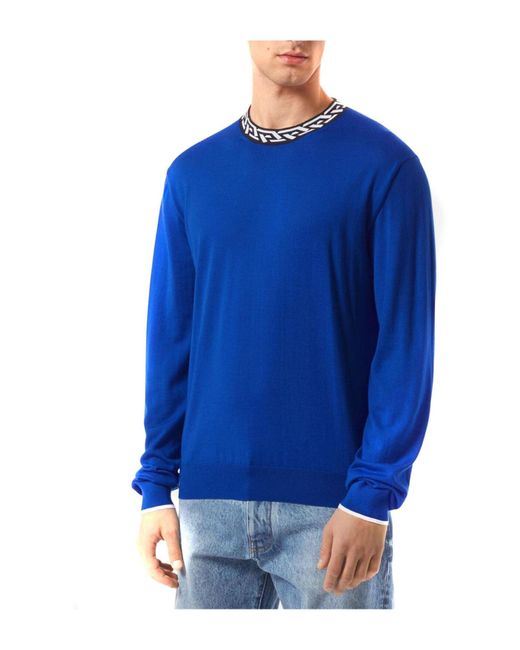 Pullover Versace de color Blue