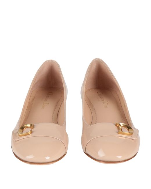 Dior Pink Ballet Flats Leather