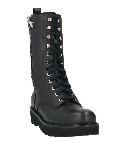Anna F. Black Boot Leather