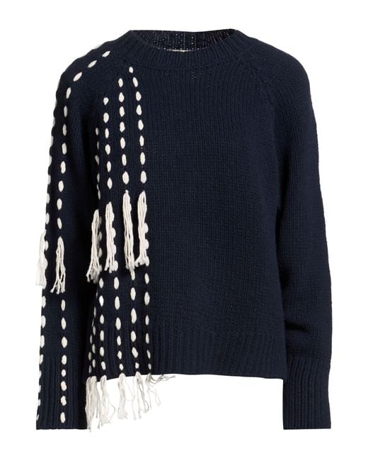 EU·FO·NÌ·A Blue Sweater Wool, Cashmere