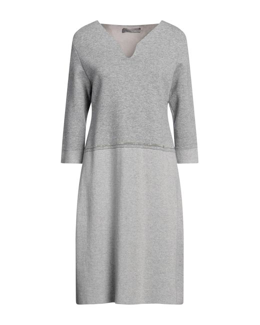 D.exterior Gray Mini Dress