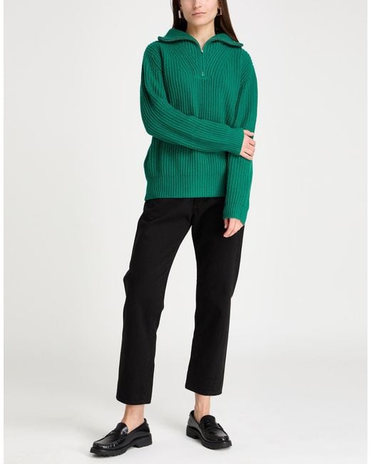 WEILI ZHENG Green Turtlenecks