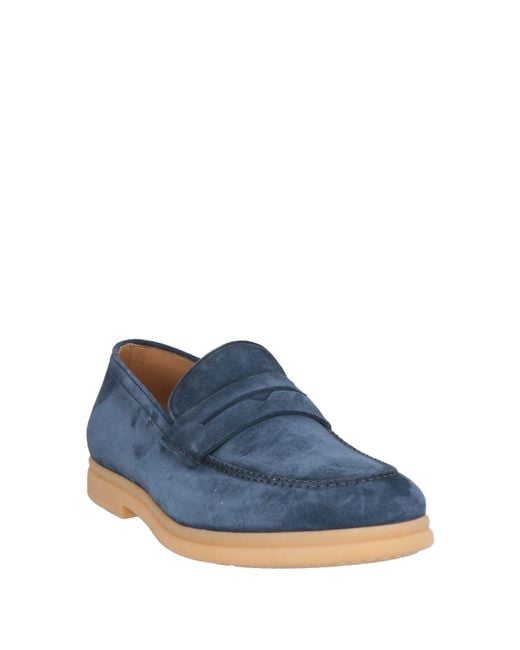 Corvari Blue Loafers Leather for men