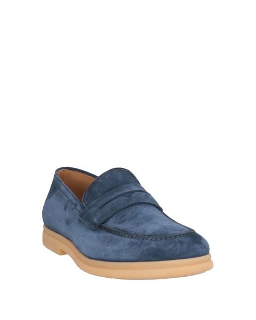 Corvari Blue Loafers Leather for men