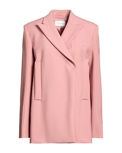 Sportmax Pink Blazer Virgin Wool, Elastane