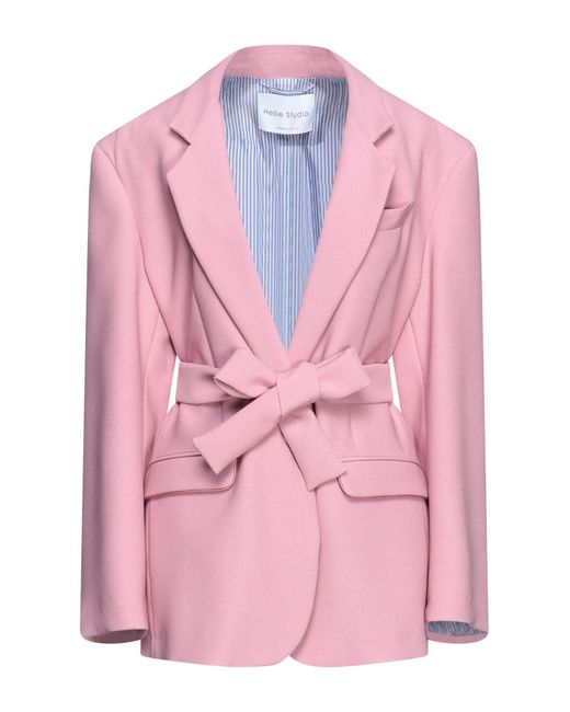 HEBE STUDIO Pink Blazer Polyester