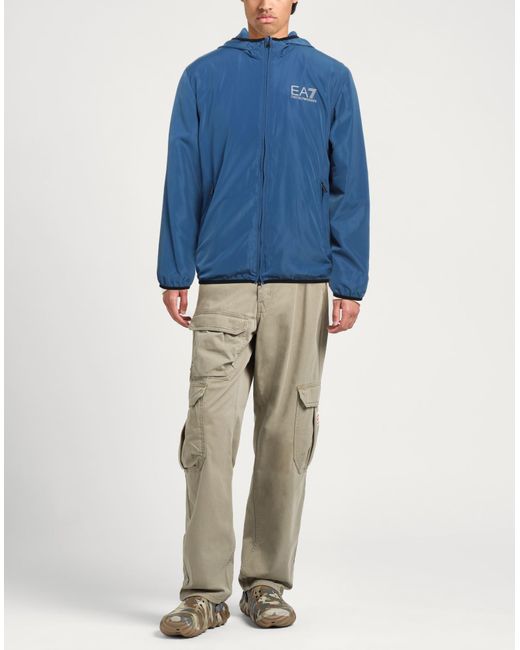 EA7 Blue Jacket for men