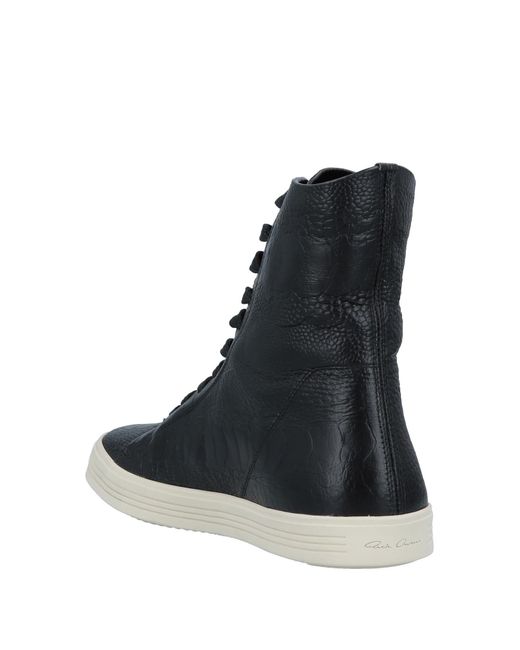 rick owens high knee sneakers