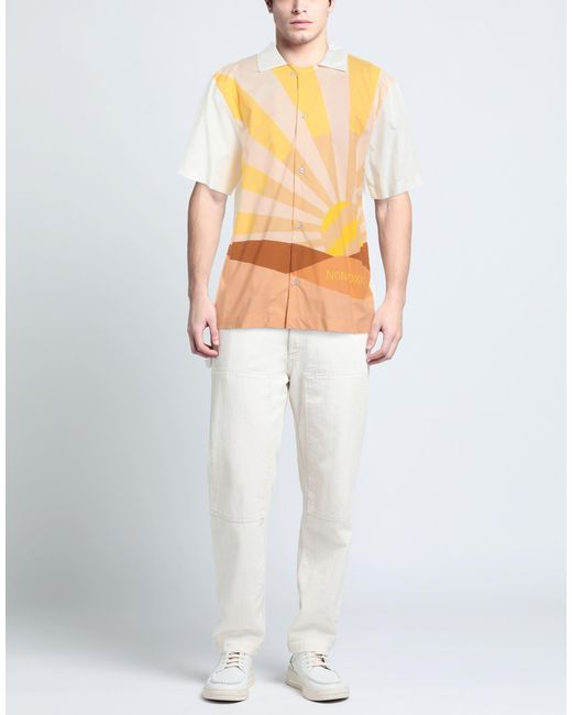 Camisa EBIT de hombre de color Yellow