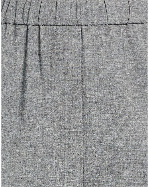 Aspesi Gray Pants Polyester, Virgin Wool, Elastane