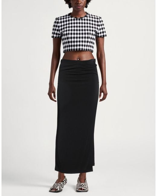 Wolford Black Maxi Skirt Viscose, Polyamide, Elastane