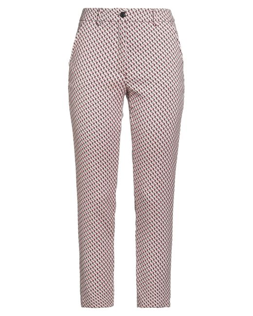 SEVENTY VENEZIA Gray Pants Cotton, Polyamide, Elastane