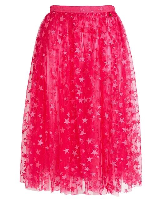 Elisabetta Franchi Pink Midi Skirts