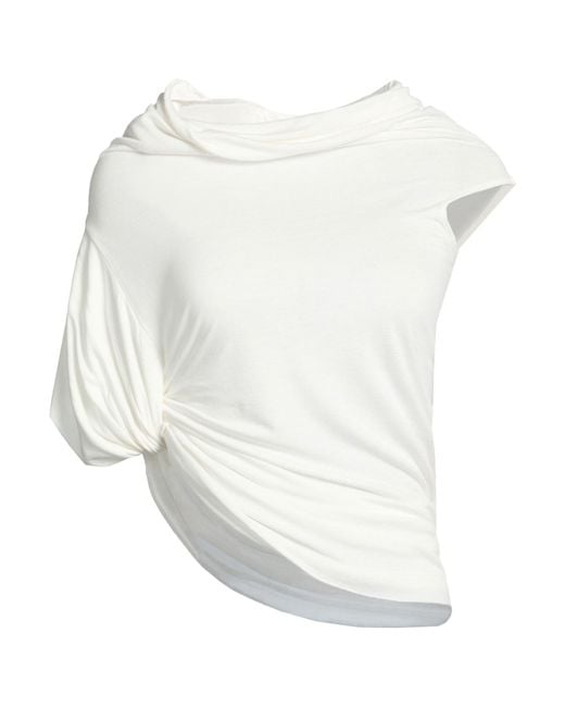 Rick Owens White Top Viscose