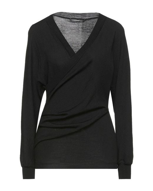 Alberta Ferretti Black Sweater Virgin Wool