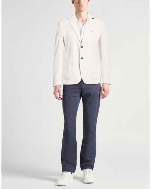 Bob Natural Blazer Polyester, Nylon, Elastane for men