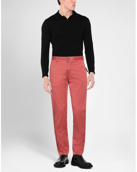 Incotex Red Pants for men
