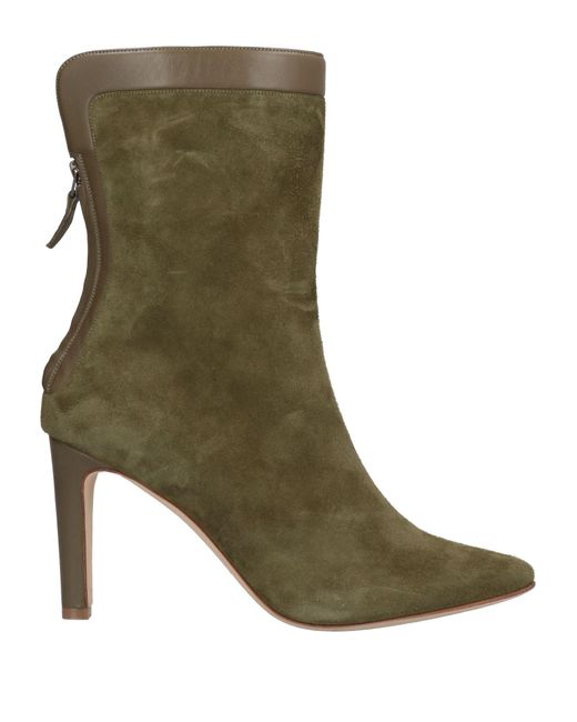 Manolo Blahnik Green Ankle Boots