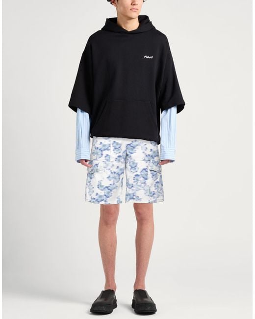 Isabel Marant Blue Denim Shorts Cotton, Hemp for men