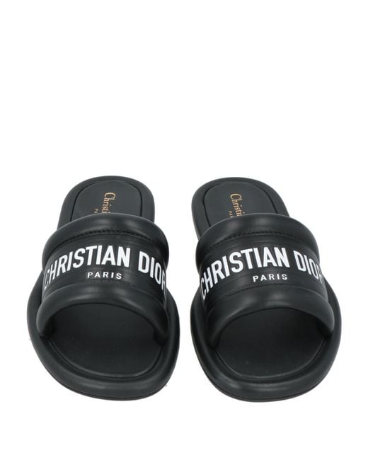 Dior Black Sandals Lambskin