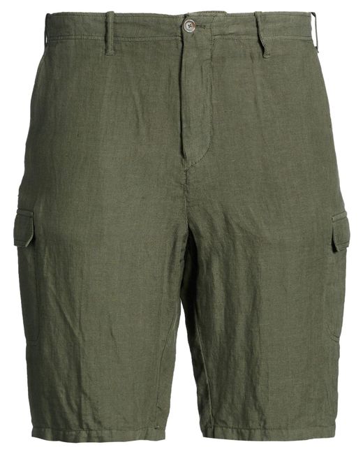 Fedeli Green Shorts & Bermuda Shorts for men