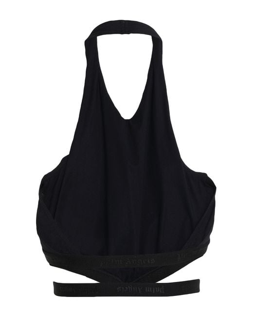 Palm Angels Black Top Polyamide, Elastane, Polyester