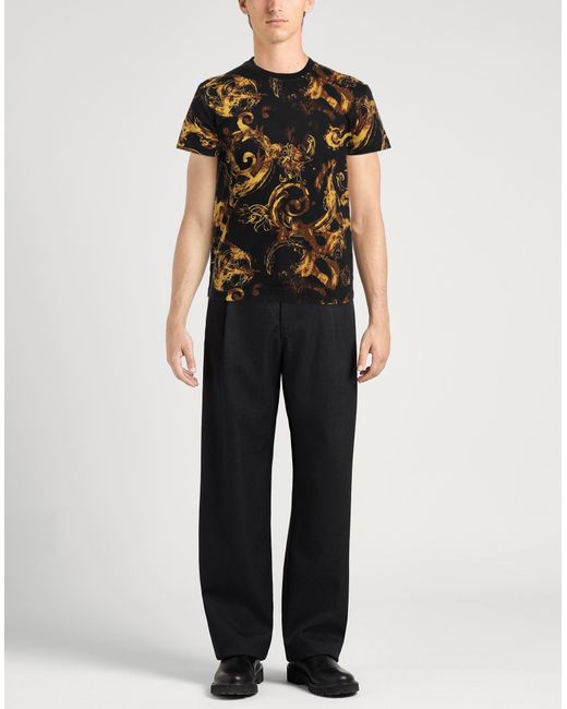 T-shirt di Versace Jeans Couture in Black da Uomo