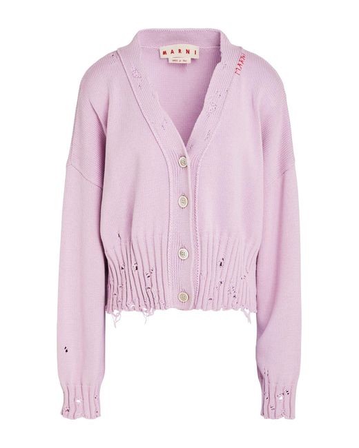 Marni Pink Strickjacke