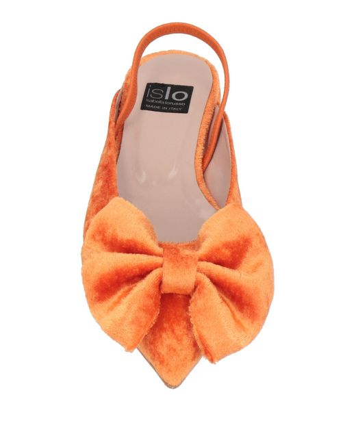 Islo Isabella Lorusso Orange Ballet Flats