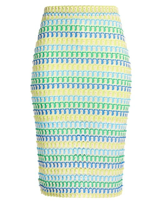 Nora Barth Green Midi Skirts
