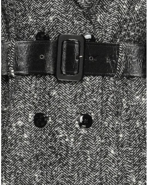 Hanita Gray Coat Polyester, Wool