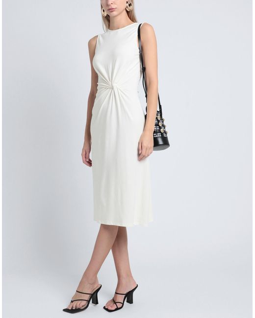 EDITED White Midi Dress