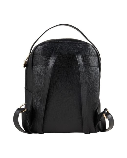 Laura Di Maggio Black Backpack Leather