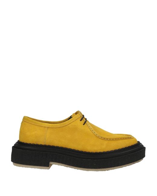 Adieu Yellow Lace-up Shoes for men