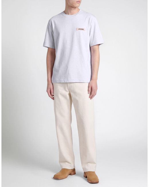 Jacquemus White Light T-Shirt Cotton for men