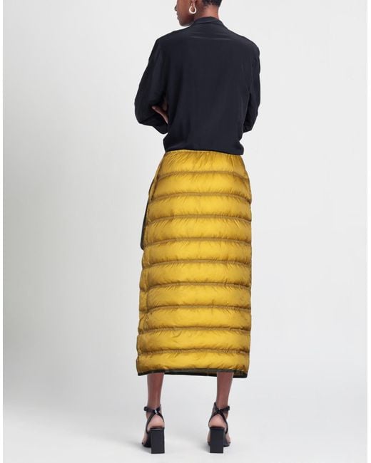 DSquared² Yellow Midi Skirt