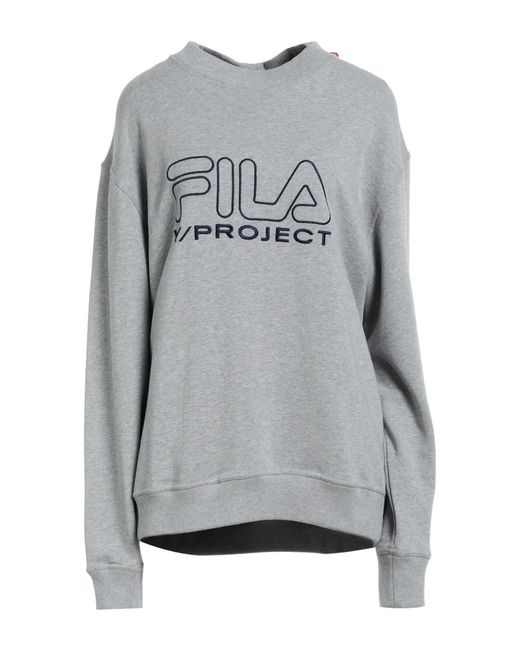 Felpa di Y/PROJECT x FILA in Gray