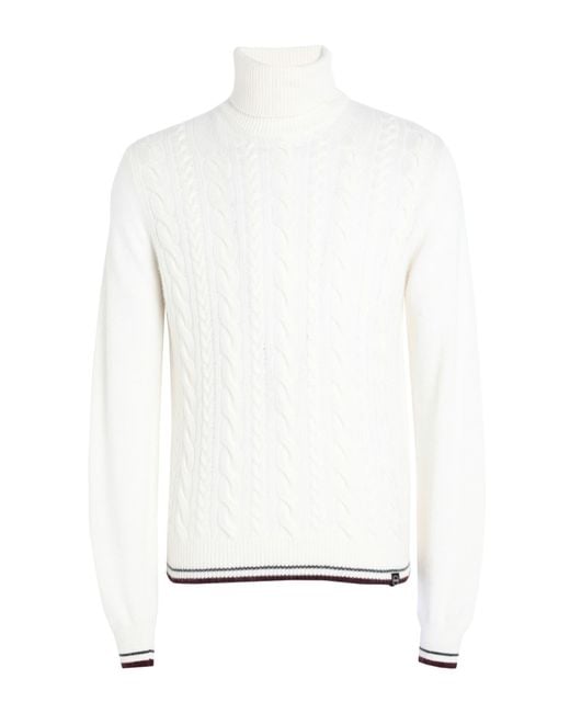 Colmar White Turtleneck for men