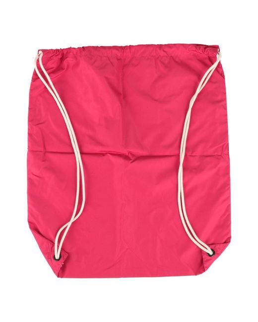 Maison Kitsuné Pink Backpack Polyester