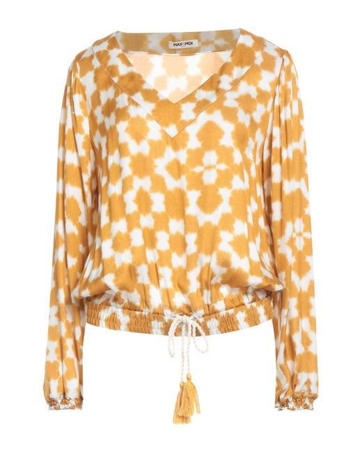 Max & Moi Metallic Top