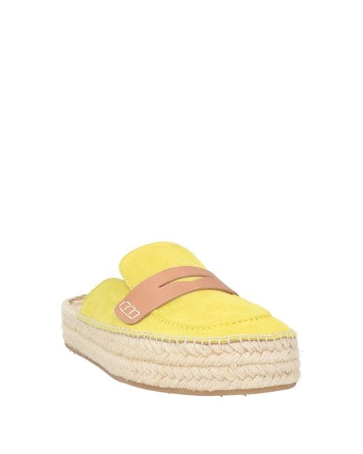 J.W. Anderson Yellow Espadrilles Calfskin