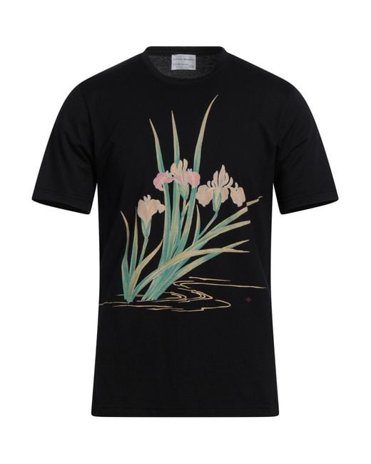 Dunhill Black T-shirt for men