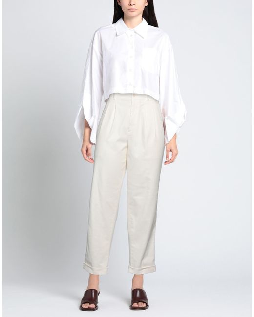 Aspesi White Trouser