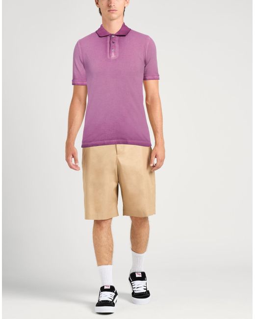 Polo Alpha Studio de hombre de color Pink