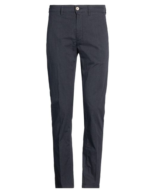 Siviglia Blue Pants Cotton, Polyester, Elastane for men