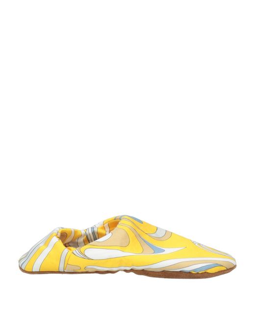 Pantofole di Emilio Pucci in Yellow