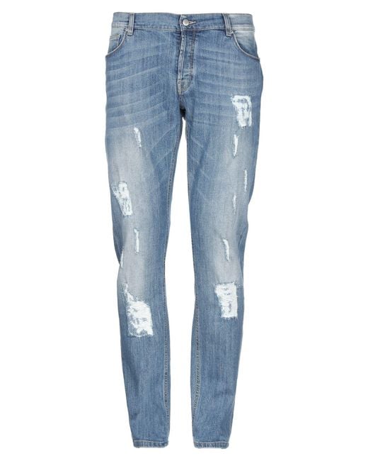 Daniele Alessandrini Blue Jeans Cotton, Elastane for men